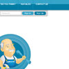 Web design at WSI including character illustrations for this home improvment website.